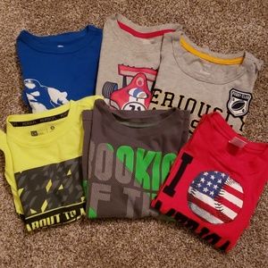 6 short sleeve shirts